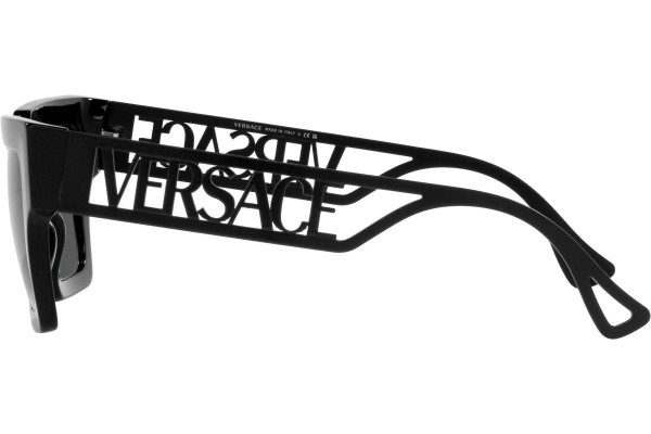 Sonnenbrille Versace 90S Vintage Logo VE4431 538087 Quadratisch Schwarz