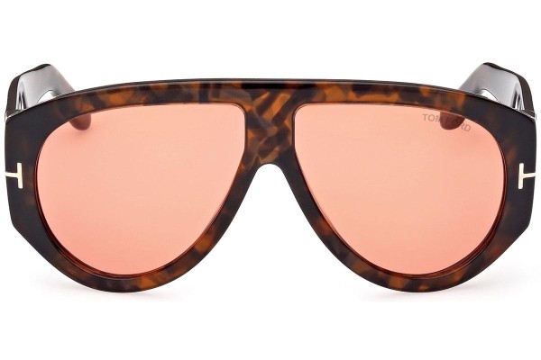 Sonnenbrille Tom Ford Bronson FT1044 52S Pilot Havanna