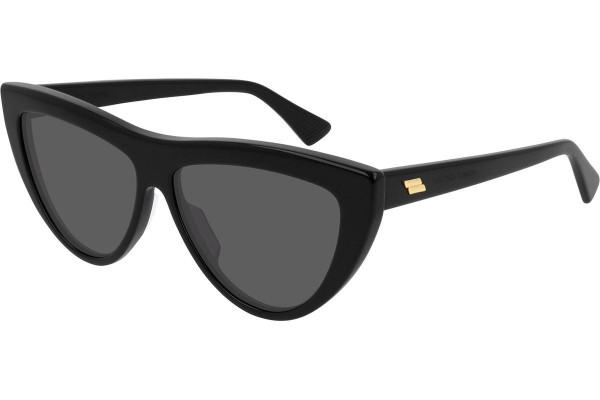 Sonnenbrille Bottega Veneta BV1018S 001 Cat Eye Schwarz