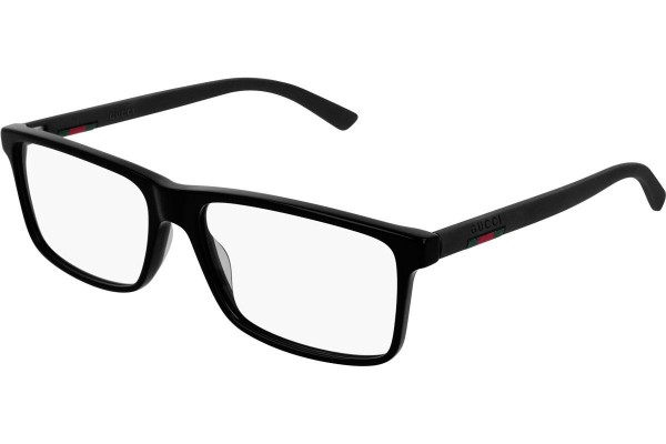 Glasses Gucci GG0424O 005 Rechteck Schwarz