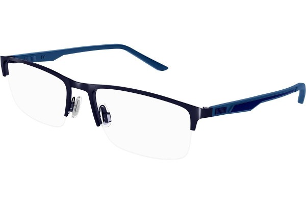 Glasses Puma PU0373O 002 Rechteck Blau