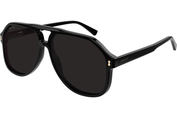 Sonnenbrille Gucci GG1042S 001 Pilot Schwarz