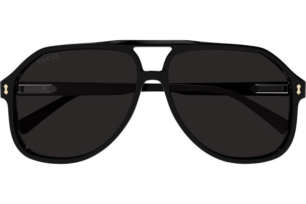 Sonnenbrille Gucci GG1042S 001 Pilot Schwarz