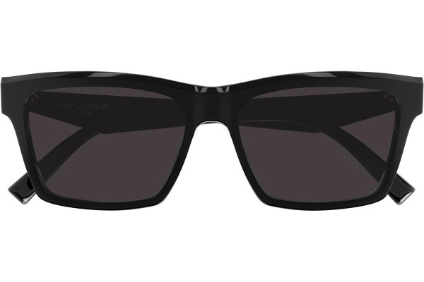 Sonnenbrille Saint Laurent SLM104 004 Polarized Quadratisch Schwarz