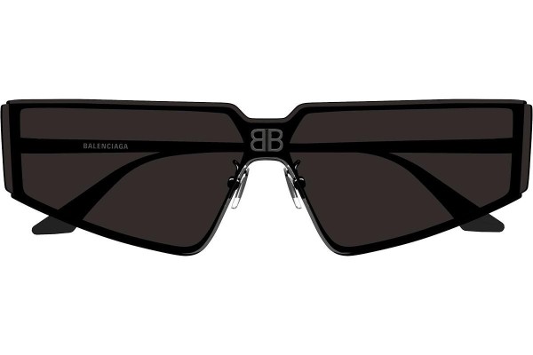 Sunglasses Balenciaga BB0192S 001 Rechteck Schwarz