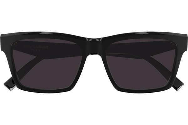 Sonnenbrille Saint Laurent SLM104 002 Quadratisch Schwarz