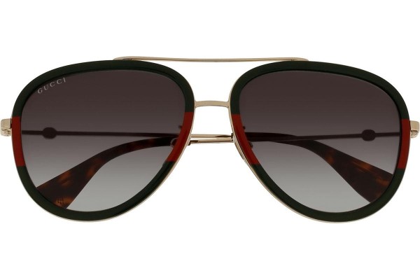 Sunglasses Gucci GG0062S 003 Pilot Grün