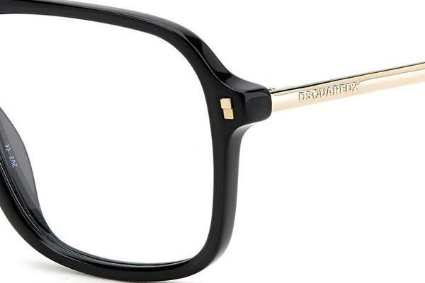 Brillen Dsquared2 D20055 807 Pilot Schwarz