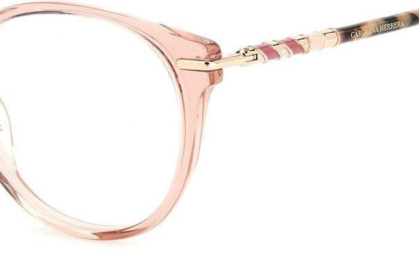 Glasses Carolina Herrera HER0095 L93 Rund Rosa