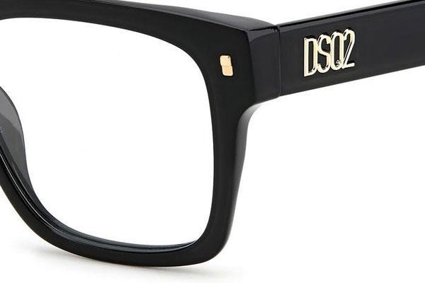 Glasses Dsquared2 D20037 2M2 Quadratisch Schwarz