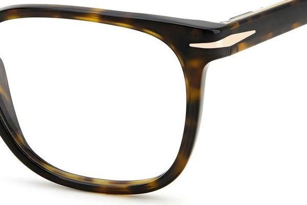 Brillen David Beckham DB1107 086 Quadratisch Havanna