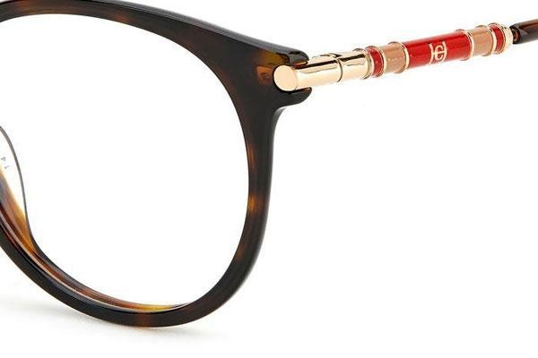 Glasses Carolina Herrera CH0026 086 Rund Havanna