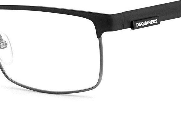 Brillen Dsquared2 D20006 RZZ Quadratisch Schwarz