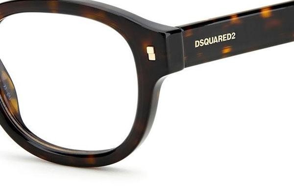 Glasses Dsquared2 D20023 086 Rund Havanna