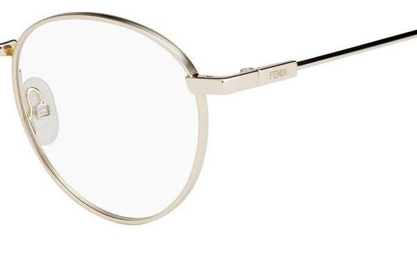 Glasses Fendi FF0223 000 Rund Gold