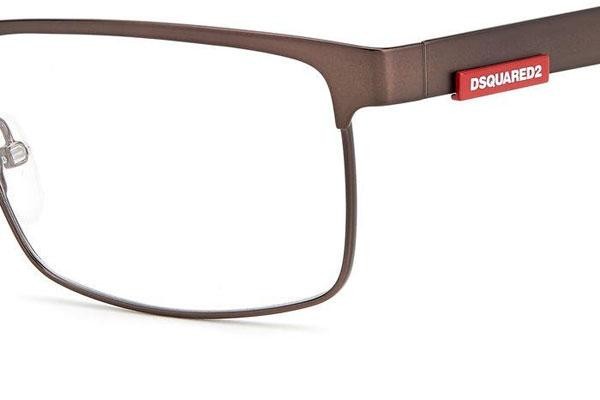 Brillen Dsquared2 D20006 HGC Quadratisch Braun