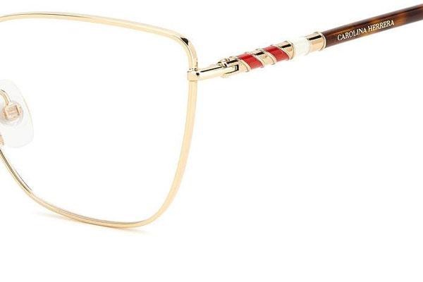 Brillen Carolina Herrera HER0098 J5G Cat Eye Gold