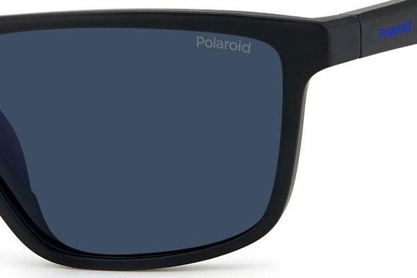 Sonnenbrille Polaroid PLD7044/S 0VK/C3 Polarized Quadratisch Schwarz