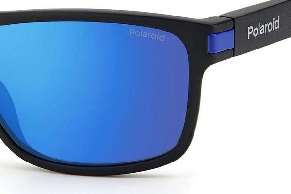 Sonnenbrille Polaroid PLD2121/S 0VK/5X Polarized Rechteck Schwarz