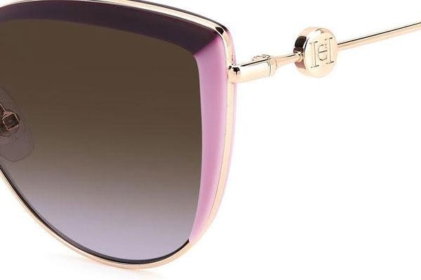 Sunglasses Carolina Herrera HER0112/S RY8/QR Cat Eye Lila