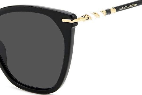 Sonnenbrille Carolina Herrera HER0091/S 807/IR Cat Eye Schwarz