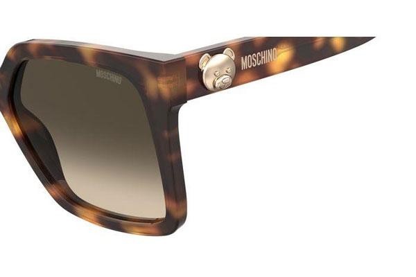 Sunglasses Moschino MOS123/S 05L/9K Quadratisch Havanna