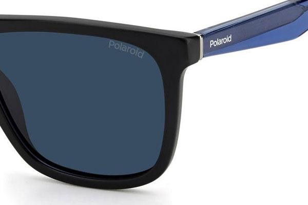 Sonnenbrille Polaroid PLD2102/S/X 0VK/C3 Polarized Quadratisch Schwarz