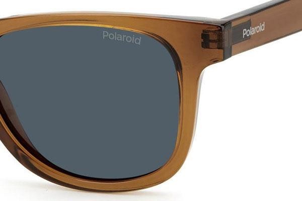 Sonnenbrille Polaroid PLD1016/S/NEW 09Q/C3 Polarized Quadratisch Braun