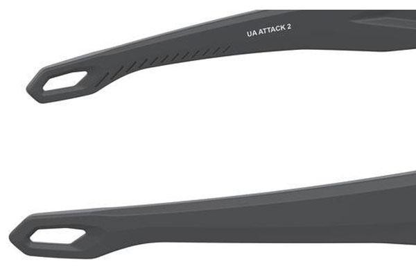 Sunglasses Under Armour UAATTACK2 RIW/6C Rechteck Grau