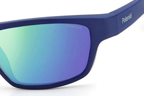 Sunglasses Polaroid PLD7037/S PJP/5Z Polarized Rechteck Blau