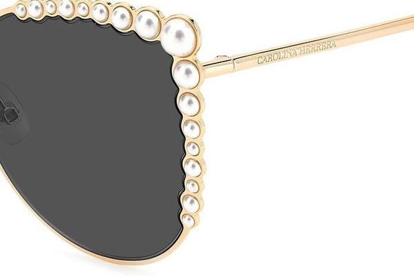 Sonnenbrille Carolina Herrera HER0076/S 000/IR Rund Gold