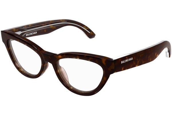 Glasses Balenciaga BB0241O 002 Cat Eye Havanna