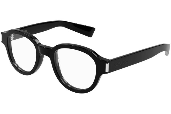 Glasses Saint Laurent SL546OPT 001 Rund Schwarz