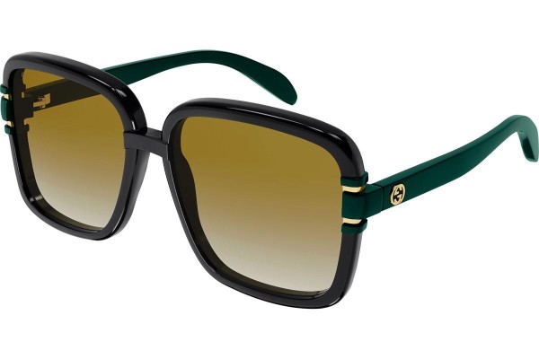 Sonnenbrille Gucci GG1066S 003 Groß Schwarz