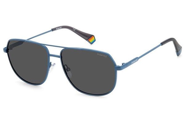 Sunglasses Polaroid PLD6195/S/X FLL/M9 Polarized Pilot Blau