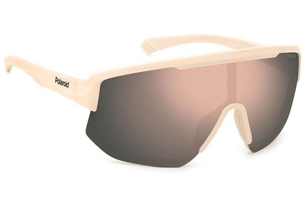 Sonnenbrille Polaroid PLD7047/S Z1P/JQ Polarized Monoscheibe | Shield Weiß