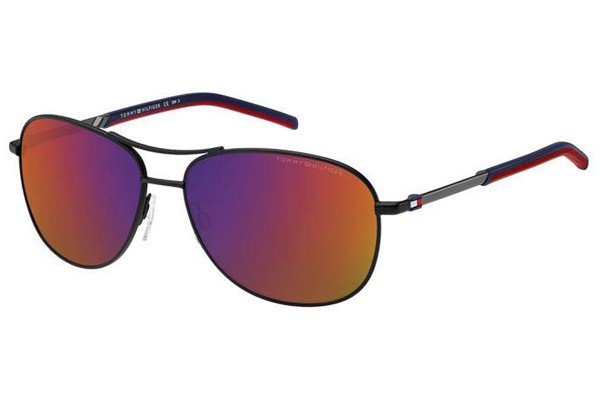 Sunglasses Tommy Hilfiger TH2023/S 003/MI Pilot Schwarz