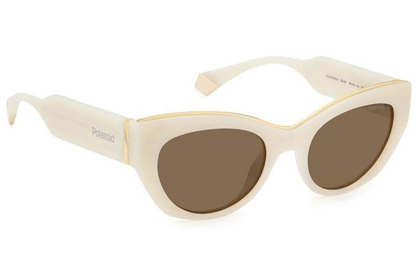 Sonnenbrille Polaroid PLD6199/S/X SZJ/SP Polarized Cat Eye Weiß