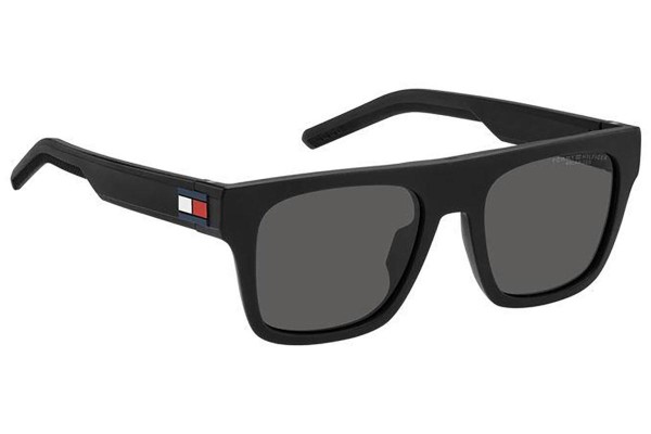 Sonnenbrille Tommy Hilfiger TH1976/S 003/M9 Polarized Quadratisch Schwarz