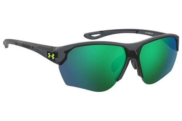 Sunglasses Under Armour UACOMPETE/F 63M/V8 Rechteck Grau