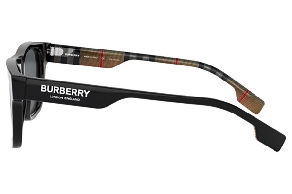 Sonnenbrille Burberry BE4293 377381 Polarized Quadratisch Schwarz