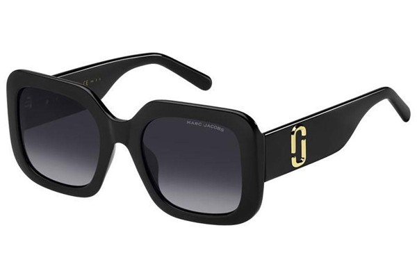 Sunglasses Marc Jacobs MARC647/S 08A/WJ Polarized Quadratisch Schwarz