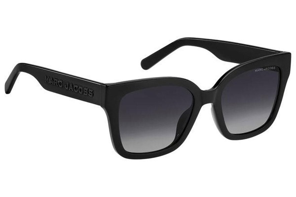 Sunglasses Marc Jacobs MARC658/S 08A/WJ Polarized Quadratisch Schwarz