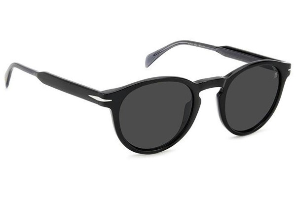 Sunglasses David Beckham DB1111/S 08A/IR Rund Schwarz