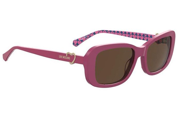 Sunglasses Love Moschino MOL060/S MU1/70 Rechteck Rosa