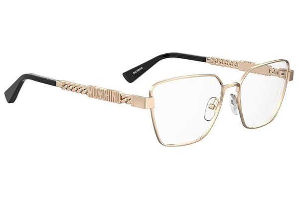 Glasses Moschino MOS620 000 Quadratisch Gold