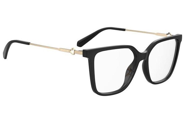 Glasses Love Moschino MOL612 807 Quadratisch Schwarz