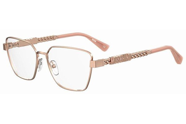 Glasses Moschino MOS620 DDB Quadratisch Gold