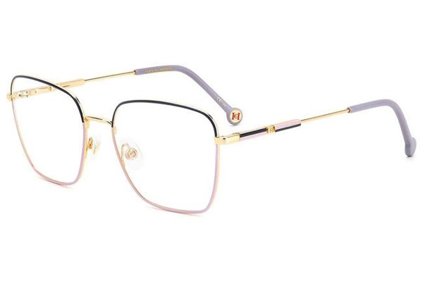 Glasses Carolina Herrera HER0162 LKS Quadratisch Gold