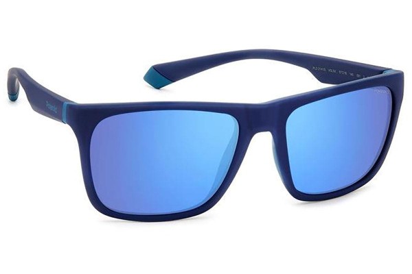 Sonnenbrille Polaroid PLD2141/S VGL/5X Polarized Quadratisch Blau